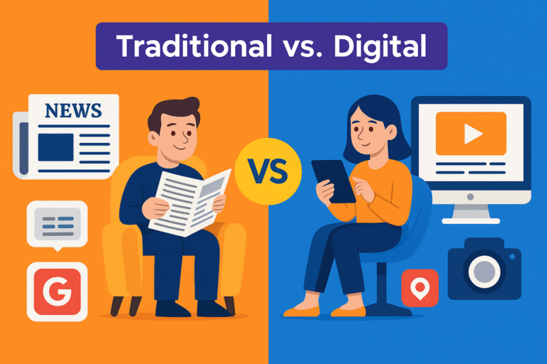 Traditional vs Digital